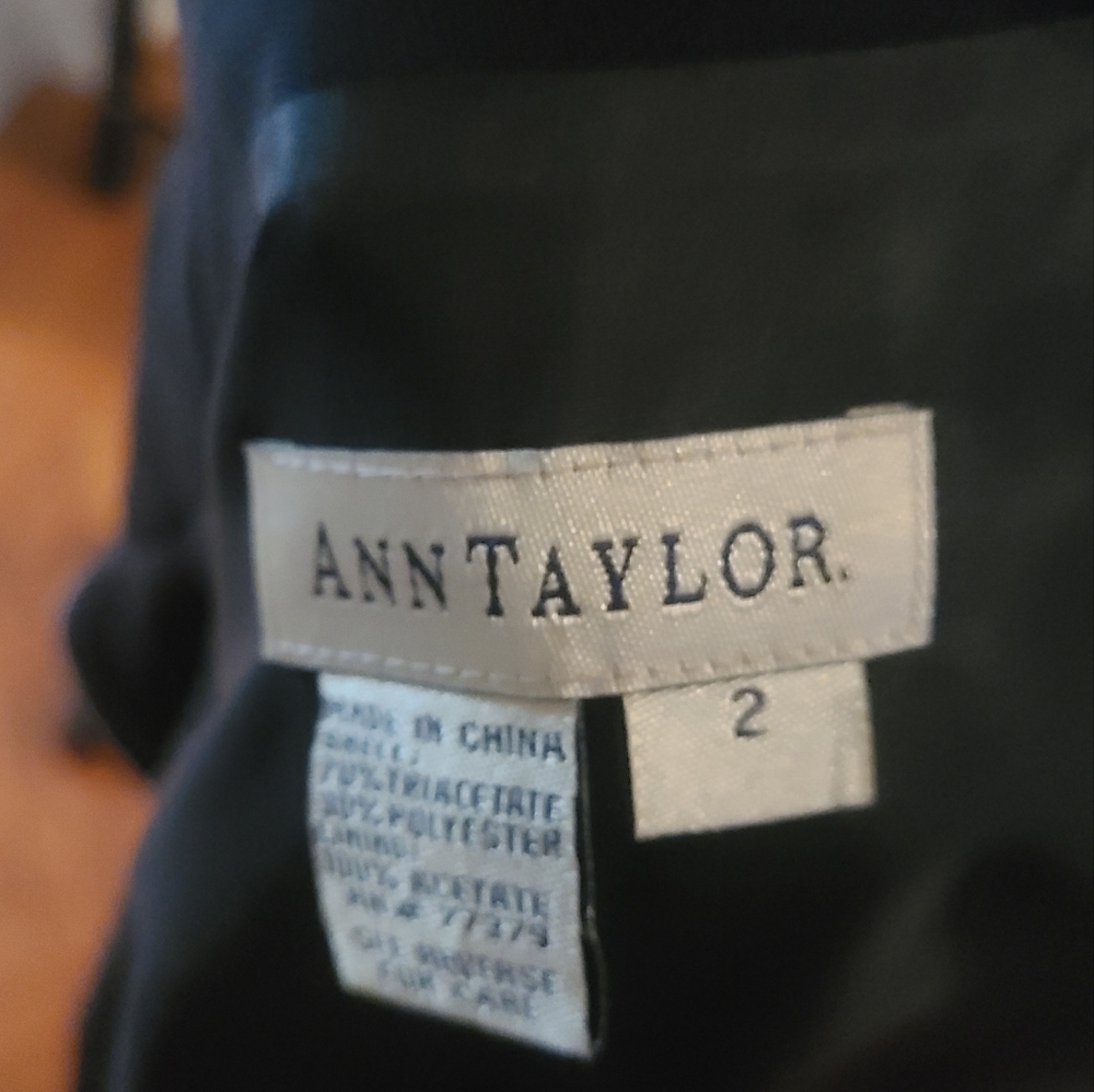 HP🔥🔥Gorgeous Vintage Ann Taylor Blazer/Jacket/suit Coat, Zip Up sz 2 - Picture 2 of 13